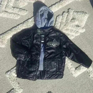 NWOT! Hawke & CO Outfitter Faux Leather Jacket 4T